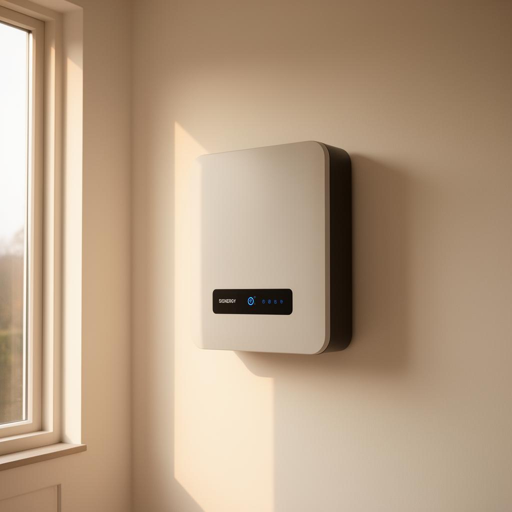 Sigenergy thuisbatterij geïnstalleerd in een Nederlandse woonkamer